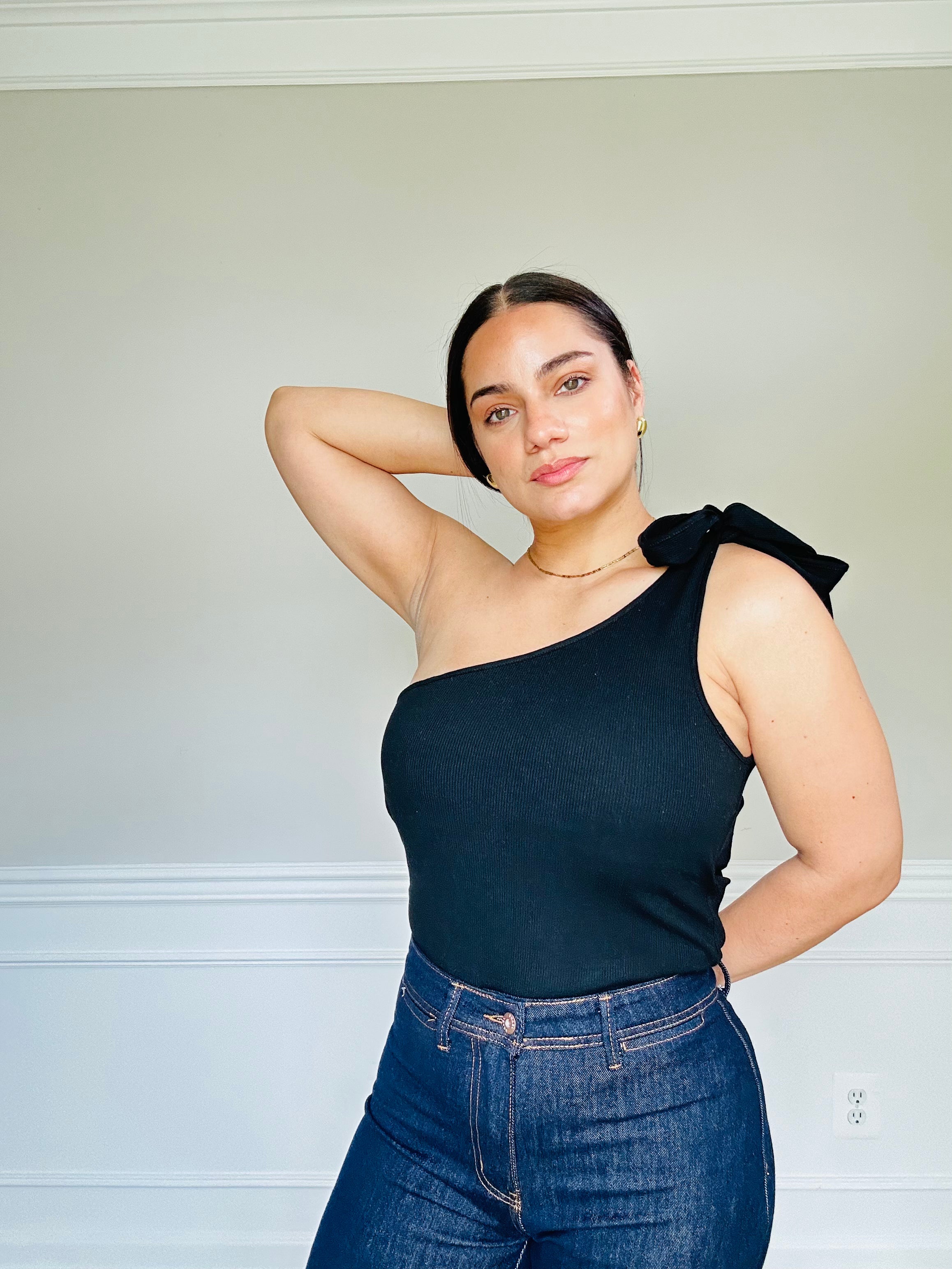★KASHIKO★ZEN ONE SHOULDER TOP Flowers Grow One Shoulder Top Sage | Princess Polly USA